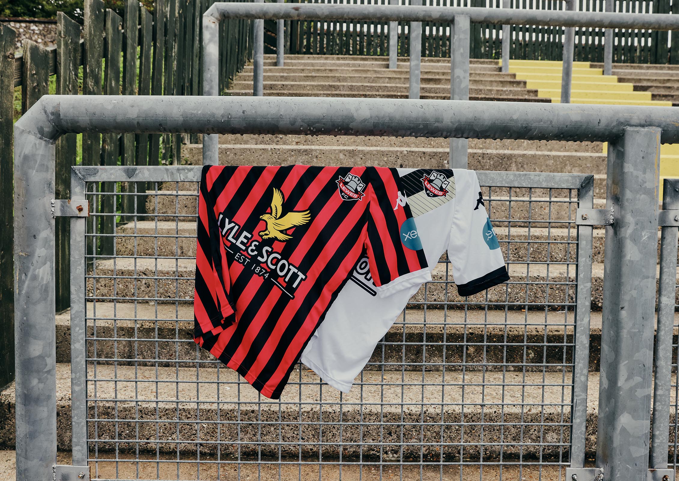 Lyle & Scott Strike Football Shirt Partnership With Lewes FC - Notion