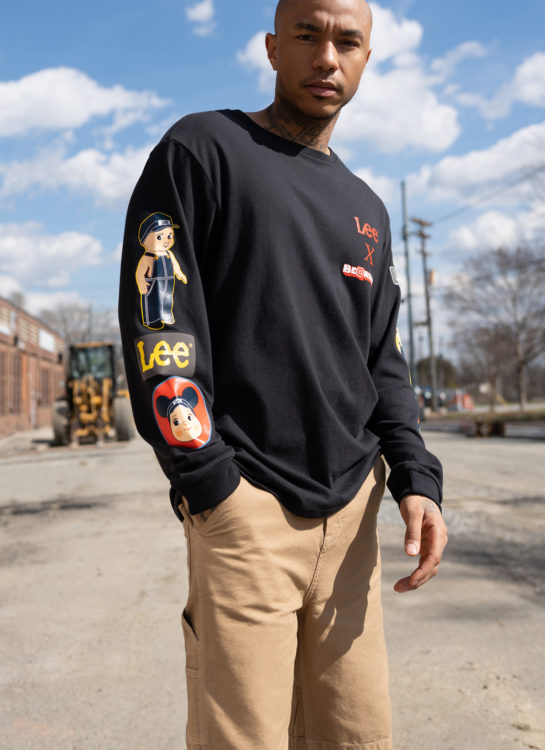 Lee® x The Brooklyn Circus® Cowboys Graphic Sweatshirt in Black