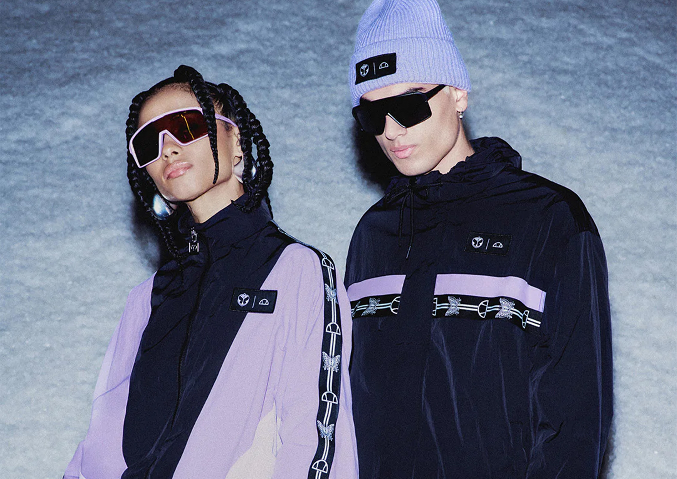 ellesse ITALY♡スノボウェアセット 極美品 ellesse スキーウェア 上下セット 白と紺色 レディースL程度 極